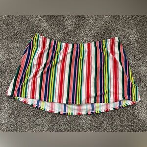 Cacique Swim Bottom Multicolor Stripes - Size 18